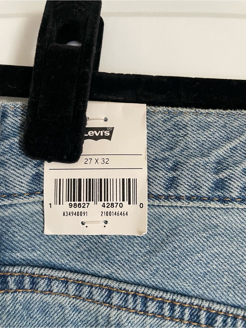 Levi’s Baggy Dad Jean, Straight Leg, Mid Rise, 27x32 - Picture 7 of 8